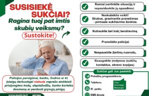 Susisiekė sukčiai? Ragina tuoj pat imtis skubių veiksmų? Sustokite!
