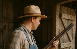 Ūkinuke vyras aptiko lygiavamzdį medžioklinį šautuvą