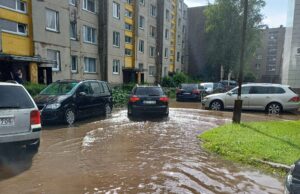 Rokiškį skandinusi liūtis – didžiausia Lietuvoje