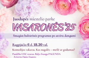 Juodupės miestelio parke VASARONĖS