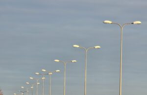 Streikuoja miesto apšvietimo sistemos