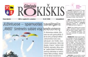 Rugpjūčio 26 d. „Gimtojo Rokiškio“ numeryje skaitykite