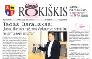 Antradienio „Gimtasis Rokiškis“ – su aktualiausiomis rajono ir šalies naujienomis!
