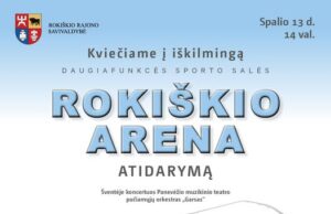 Oficialus atidarymas – spalio 13-ąją