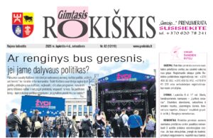 „Gimtasis Rokiškis“ – antradienio naujienos
