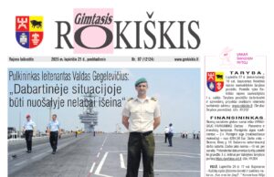 Penktadienio „Gimtojo Rokiškio“ numeryje: