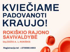 Kviečia dovanoti kraujo