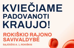 Kviečia dovanoti kraujo