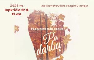 Vakaronė „Po Darbų” ir Aleksandravėlės kaimo bendruomenės 20 metų gimtadienio šventė