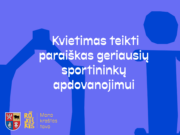 Bus išrinkti geriausi sportininkai