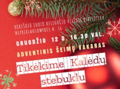 ADVENTINIS ŠEIMŲ VAKARAS bibliotekoje