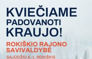 Kviečia dovanoti kraujo