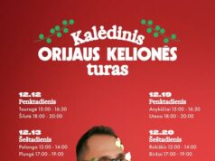 Kalėdinė staigmena Rokiškyje: prie miesto eglės stabtelės „Orijaus kelionių“ turas