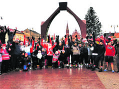 „Šventinis bėgimas Rokiškyje“ – su gera nuotaika ir kalėdinais atributais