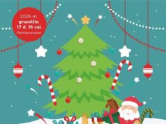 KALĖDINĖS EGLUTĖS ĮŽIEBIMO ŠVENTĖ Pakriauniuose