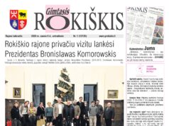 Pirmasis šių metų „Gimtojo Rokiškio“ numeris jau pas skaitytojus!
