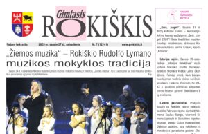 Šviežias „Gimtojo ROKIŠKIO“ numeris jau pas jus!