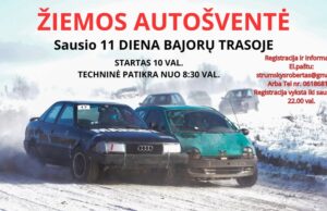 Automobilių sporto entuziastai kviečiami į „Žiemos autošventę“