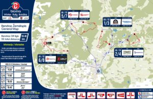 Skelbiami „Biorina Winter Rally Rokiškis 2026” žemėlapiai