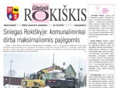 Naujame „Gimtojo Rokiškio“ numeryje: Nuo sniego gniaužtų iki bažnyčios sąskaitų!