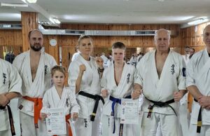 Kyokushin kvalifikaciniuose egzaminuose pasiektas aukštesnis lygis