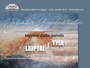 Vasario 28 dieną 12 valandą Rokiškio krašto muziejuje atidaroma kraštietės dailininkės Jolantos Gegelevičiūtės tapybos darbų paroda „Laiptai į tylą“.