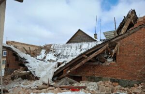 Netektis Dusetose – griuvo istorinis pastatas