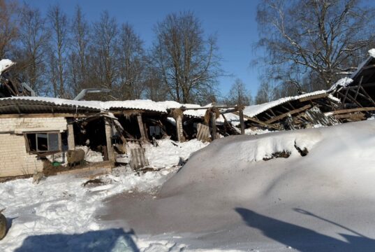 Ūkininkas Petras Šiaučiūnas: sugriuvęs tvartas, sužalotas pirštas ir nepalaužta dvasia