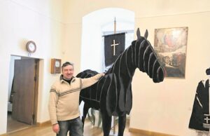 Igoris Skripka biržiečiams sukūrė žirgą