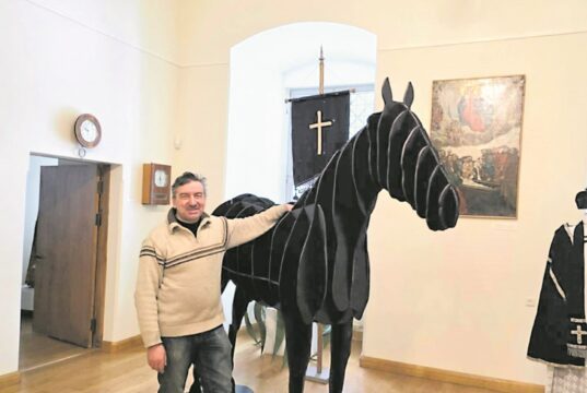 Igoris Skripka biržiečiams sukūrė žirgą