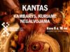 FESTIVALIO ATIDARYMAS. Spektaklis KANTAS. KAMBARYS, KURIAME NEGALVOJAMA