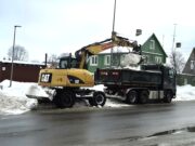 Sniegas Rokiškyje: komunalininkai dirba maksimaliomis pajėgomis