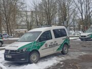 Pavogtas vejos traktoriukas