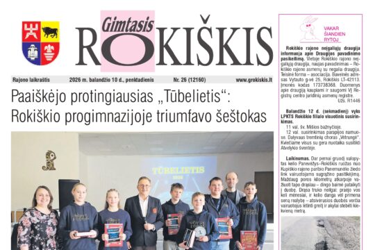 JŪSŲ PENKTADIENIO SKAITINIAI JAU ČIA!