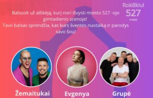 Rokiškis ruošiasi 527-ajam gimtadieniui: didžiosios šventės žvaigždę išrinkti kviečiami patys gyventojai