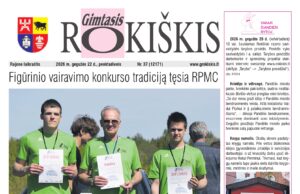 Naujas „Gimtojo Rokiškio“ numeris jau paruoštas jums!