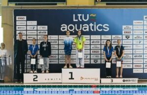 Lietuvos vaikų plaukimo čempionate – Rokiškio auksas ir bronza