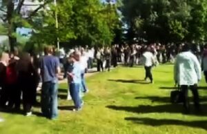 Oro pavojaus pratybos „Romuvos“ gimnazijoje: kažkas liko nepatenkintas