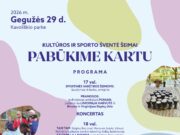 Kultūros ir sporto šventė šeimai PABŪKIME KARTU Kavoliškyje