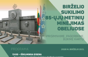 85-asis Birželio sukilimo minėjimas Obeliuose: atminties ir muzikos popietė