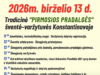 Konstantinavoje vyks tradicinė „Pirmosios pradalgės“ šventė-varžytuvės