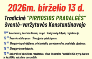 Konstantinavoje vyks tradicinė „Pirmosios pradalgės“ šventė-varžytuvės