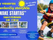 Vaikų vasaros vandenlenčių stovykla „WAKE STARTAS“