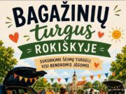 Bagažinių turgelis – jau šį šeštadienį!