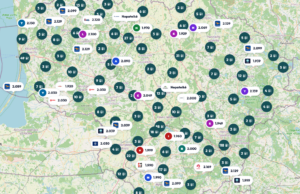 Sukurtas skaitmeninis degalų kainų žemėlapis
