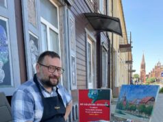 Ligito Keraičio kūrybos paroda „Laiko siluetai“ – Latvijoje