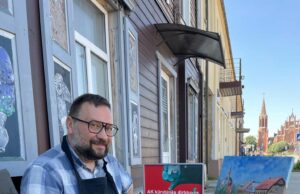 Ligito Keraičio kūrybos paroda „Laiko siluetai“ – Latvijoje