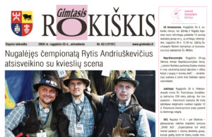 Antradienio „Gimtajame Rokiškyje“ skaitykite