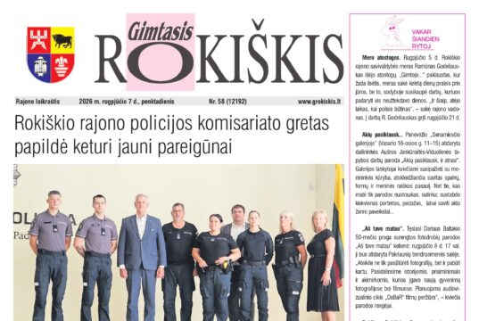Naujas „Gimtojo Rokiškio“ numeris jau paruoštas jums