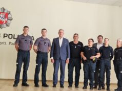 Rokiškio rajono policijos komisariato gretas papildė keturi jauni pareigūnai